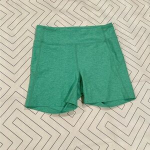 Outdoor Voices Green Bike Shorts